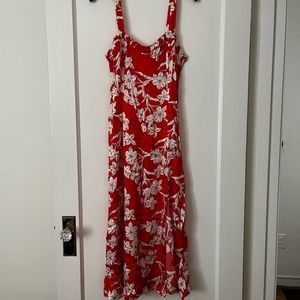 ZARA | Floral midi dress